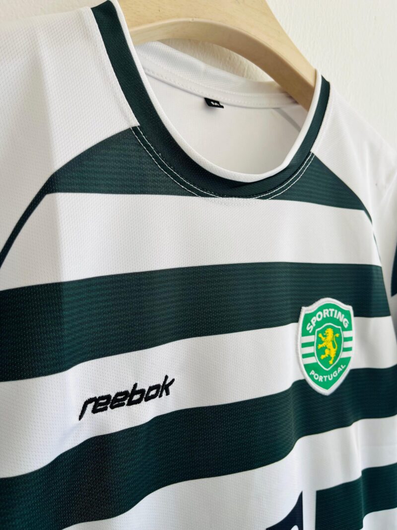2002-03 Sporting Lisbon Home Kit Cristiano Ronaldo Version Embroidery - A Legend’s Beginnings