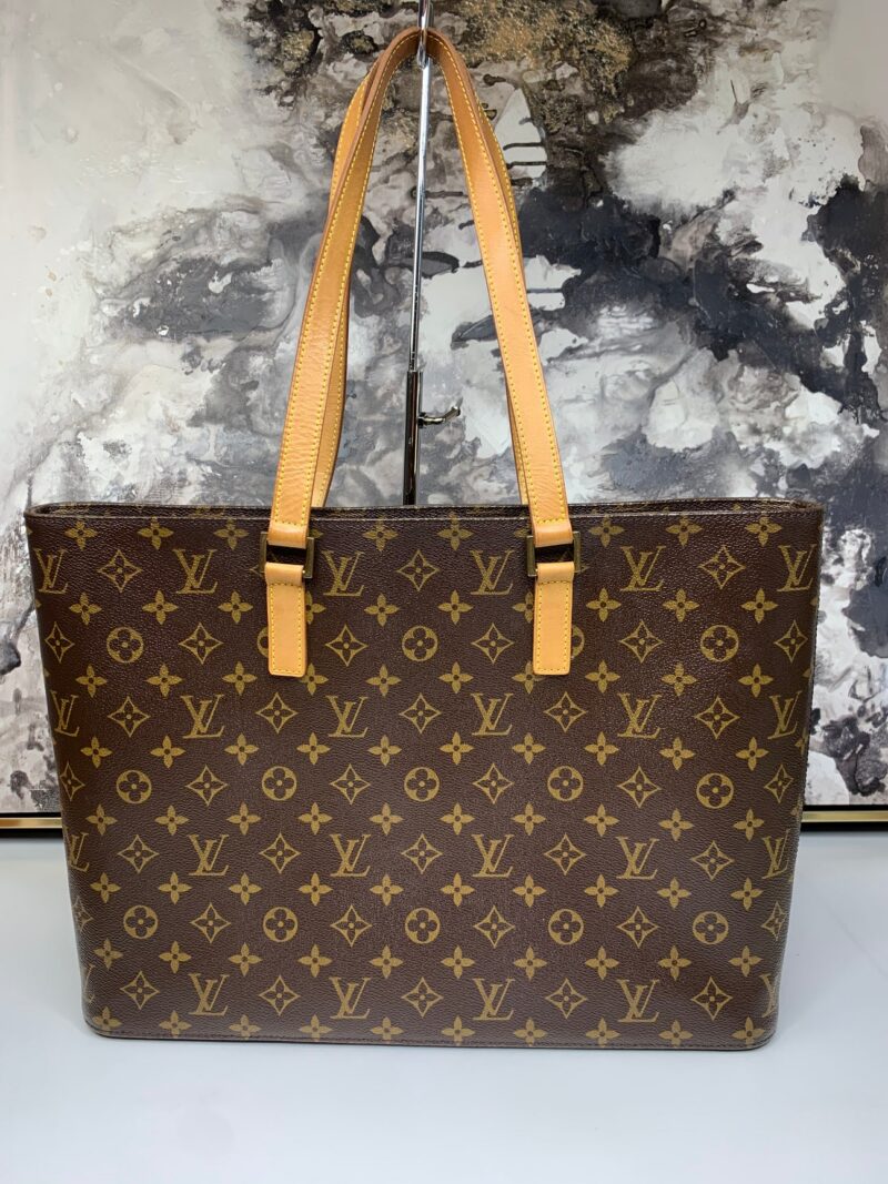 Louis Vuitton Luco Tote Brown Leather