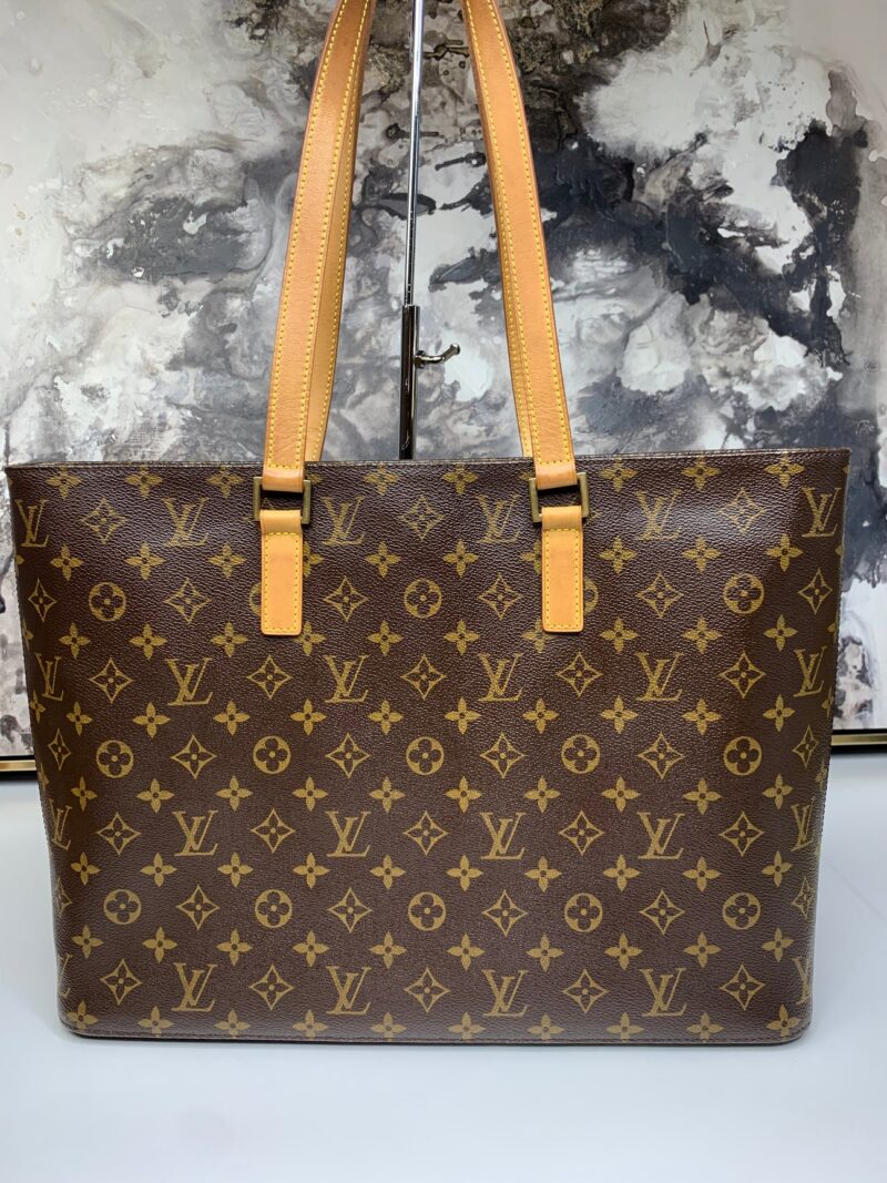 Louis Vuitton Luco Tote Brown Leather