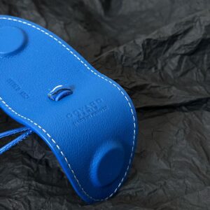 Goyard mini anjou bag blue leather