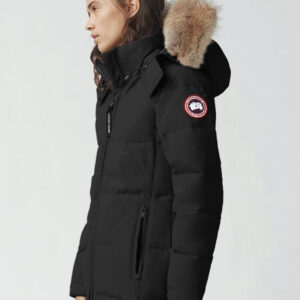 IMG_5836 Replica Canada Goose Women's Chelsea Parka Heritage - Black