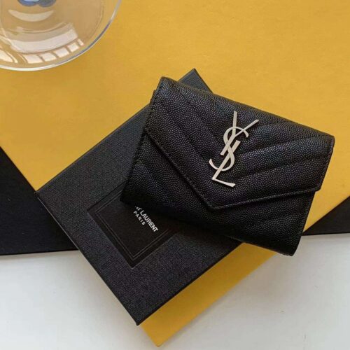 Ysl wallet with Sliver hardware