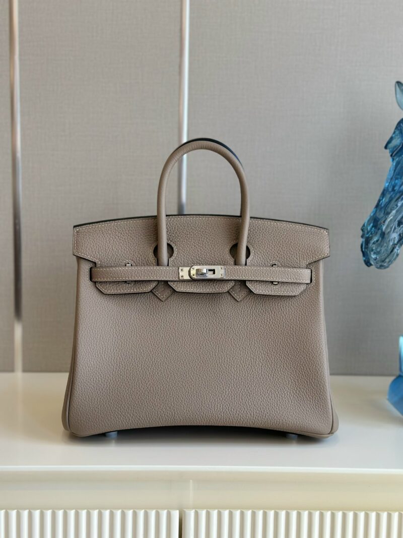Hermes birkin gray with sliver hardware (size 30)
