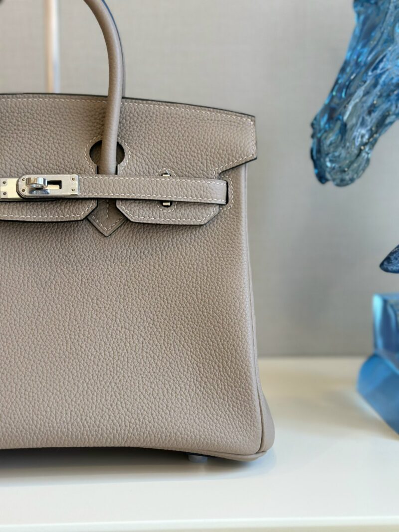 Hermes birkin gray with sliver hardware (size 30)