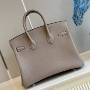 Hermes birkin gray with sliver hardware (size 30)