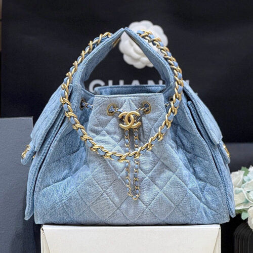 Image_20250421135051 CHANEL 25 SMALL IN BLUE 30 DENIM GOLD HARDWARE