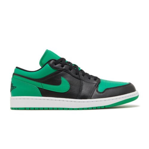 Jordan-1-Low-Black-Lucky-Green-1 Jordan 1 Low