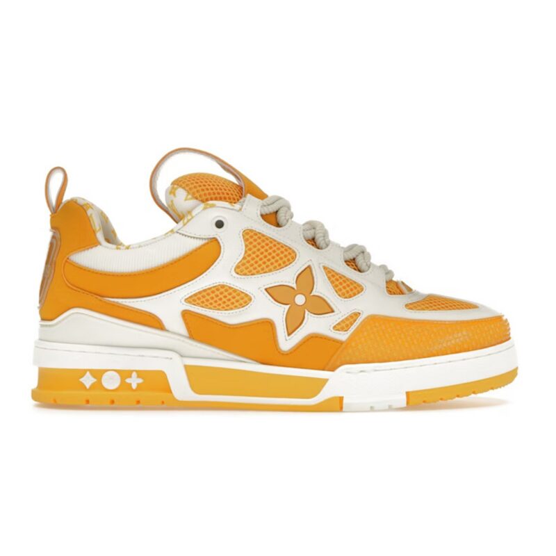 LV-Skate-Sneaker-Yellow-White-1 Skate Sneaker Yellow White