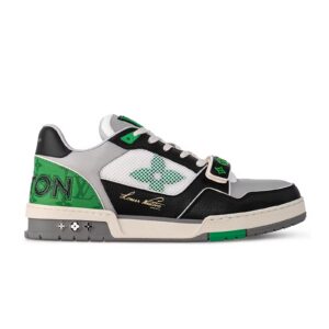 LV-Tariner-23s-fashion-shoes-green-black-white-1 Trainer