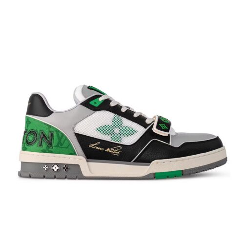 LV-Tariner-23s-fashion-shoes-green-black-white-1 Trainer