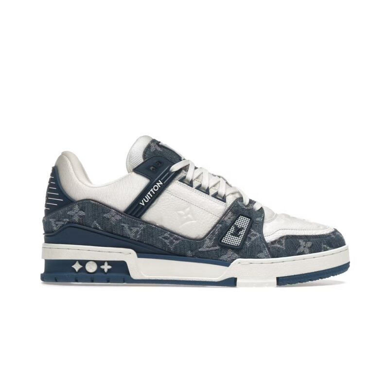 Monogram-Denim-White-Blue-1 Trainer