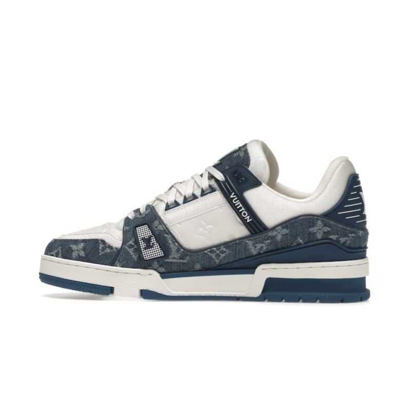 Monogram-Denim-White-Blue-4 Trainer