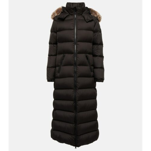P00731727 Replica Moncler Fudson faux fur-trimmed down coat