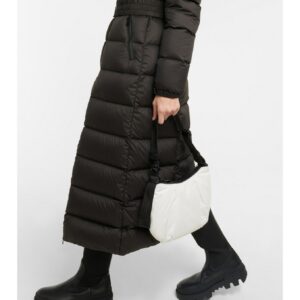 Replica Moncler Fudson faux fur-trimmed down coat