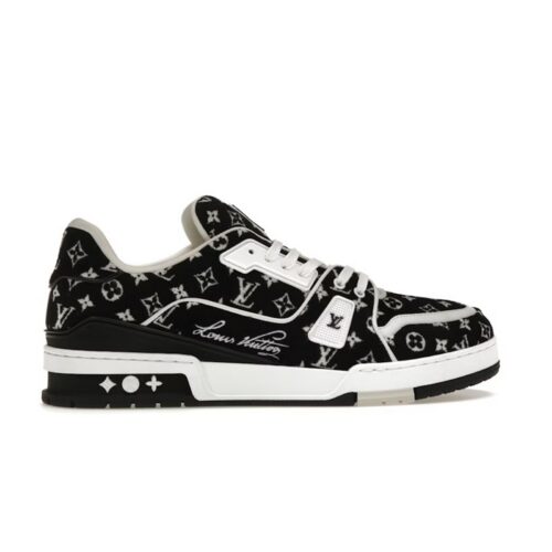 Trainer-flocked-cloth-black-1 Trainer