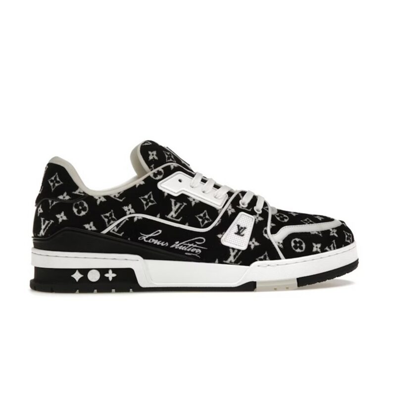 Trainer-flocked-cloth-black-1 Trainer