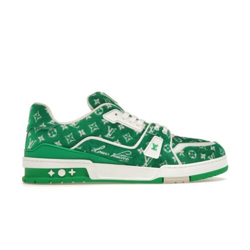 Trainer-flocked-cloth-green-1 Trainer