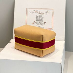 Hermes Bride A Brac PM Clutch Bag Orange Mix Red 12x20x10cm