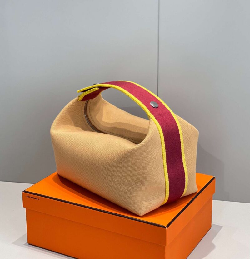 Hermes Bride A Brac PM Clutch Bag Orange Mix Red 12x20x10cm