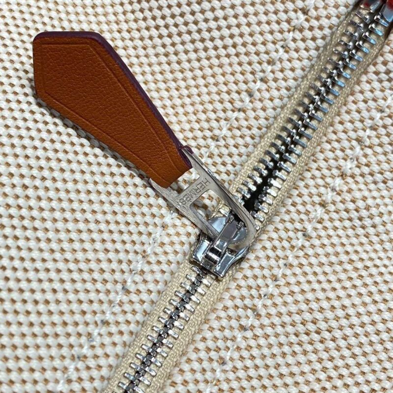 Hermes Bride A Brac PM Clutch Bag Yellow Fabric 12x20x10cm