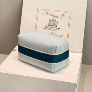 Hermes Bride A Brac PM Woman’s Clutch Bag Blue Handbags 12x20x10cm