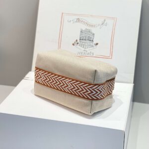 Hermes Clutch Bag Bride A Brac PM Fabric 12x20x10cm