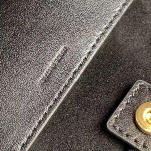 Celine Small Bucket Cuir Triomphe Mini Black Bucket Bag 19.5x16x7cm