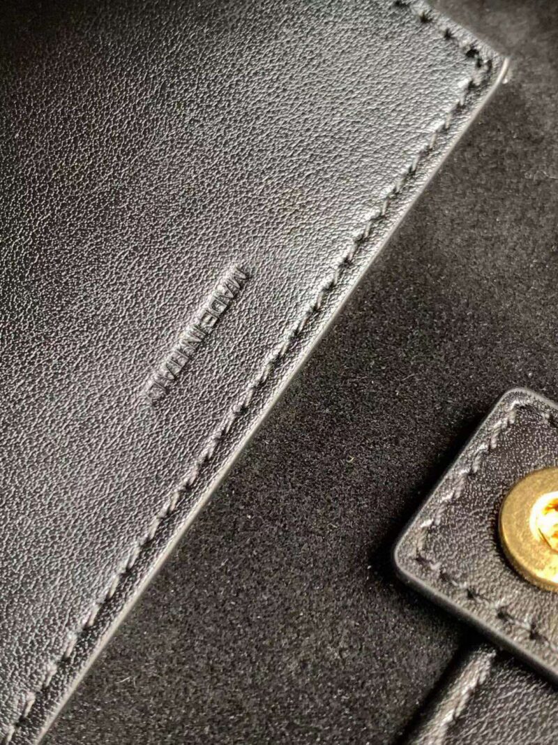 Celine Small Bucket Cuir Triomphe Mini Black Bucket Bag 19.5x16x7cm