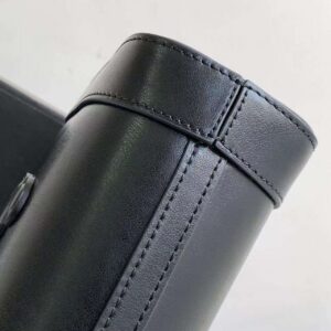 Celine Small Bucket Cuir Triomphe Mini Black Bucket Bag 19.5x16x7cm