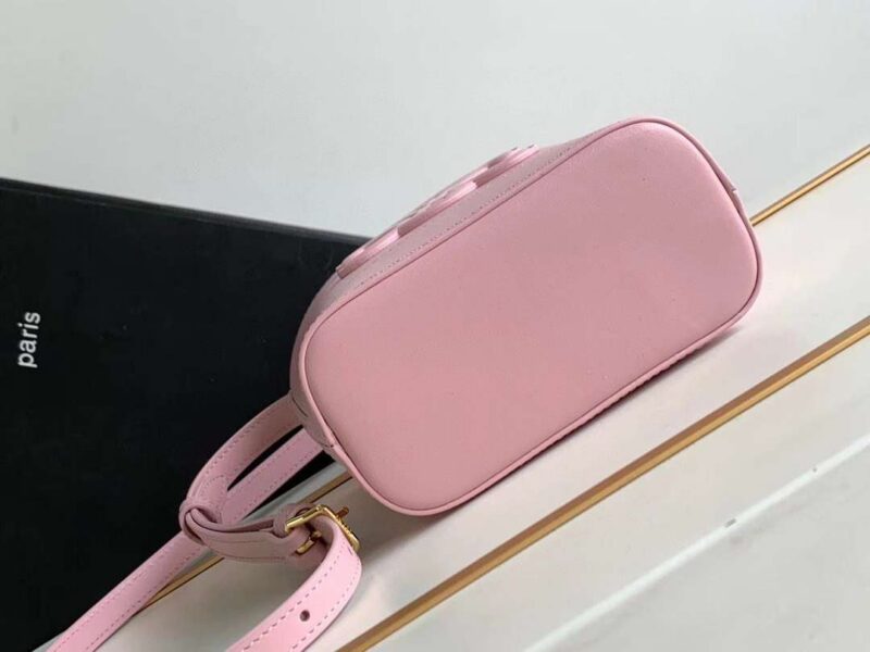 Celine Small Bucket Cuir Triomphe Mini Pink Bag 19.5x16x7cm