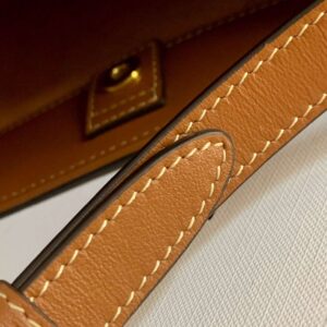 Celine Small Bucket Cuir Triomphe Brown Bucket Handbag 30x22x12cm