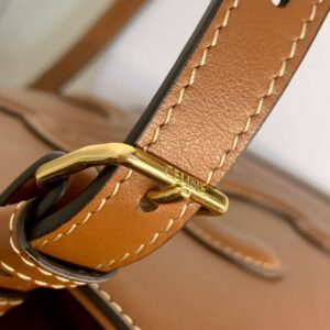 Celine Small Bucket Cuir Triomphe Brown Bucket Handbag 30x22x12cm