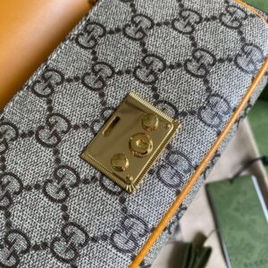 Gucci Clutch Women’s Crossbody Bag with High Quality Monogram Pattern 19x10cm
