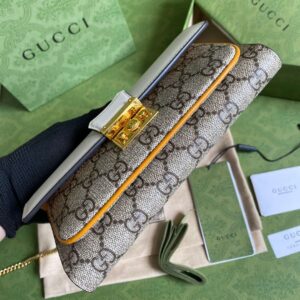 Gucci Clutch Women’s Crossbody Bag with High Quality Monogram Pattern 19x10cm