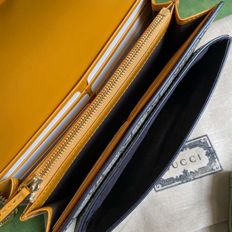 Gucci Clutch Women’s Crossbody Bag with High Quality Monogram Pattern 19x10cm