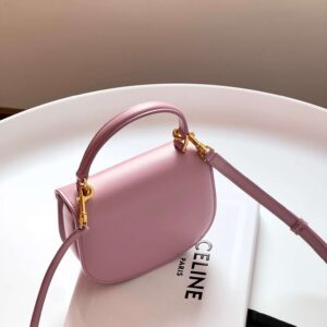 Celine Mini Handle Crossbody Pink 15.5x11cm