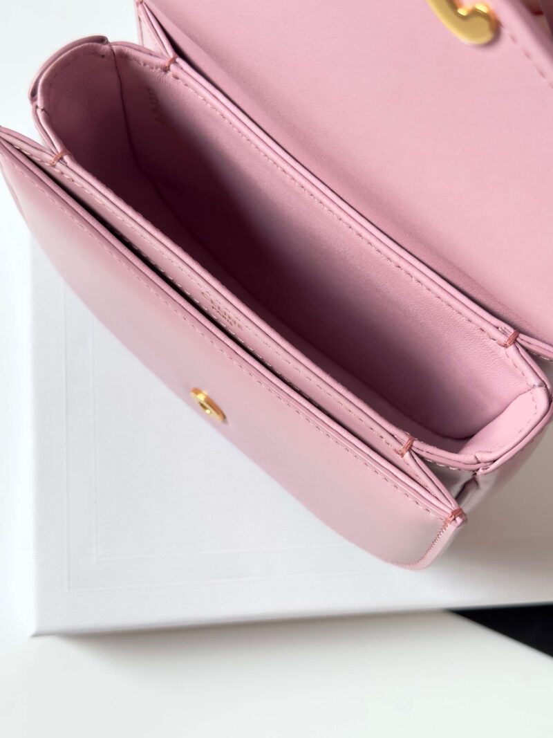 Celine Mini Handle Crossbody Pink 15.5x11cm