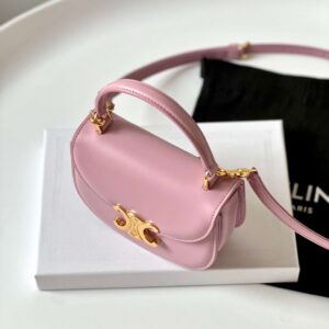 Celine Mini Handle Crossbody Pink 15.5x11cm