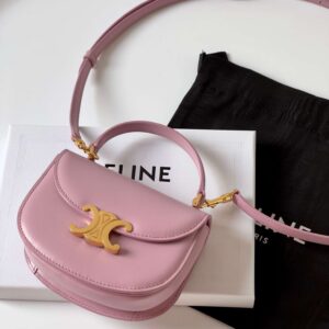 Celine Mini Handle Crossbody Pink 15.5x11cm