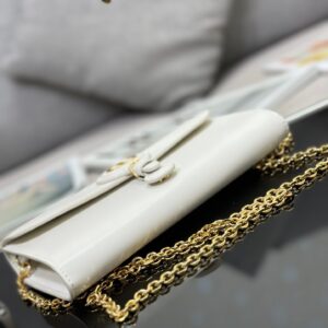 Dior Bobby Women’s Crossbody Bag Super White Smooth Leather 21.5x12x4cm