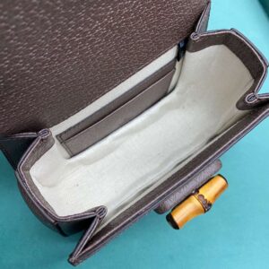 Gucci Bamboo Strap Bag with High Quality Brand Logo Pattern 17cm