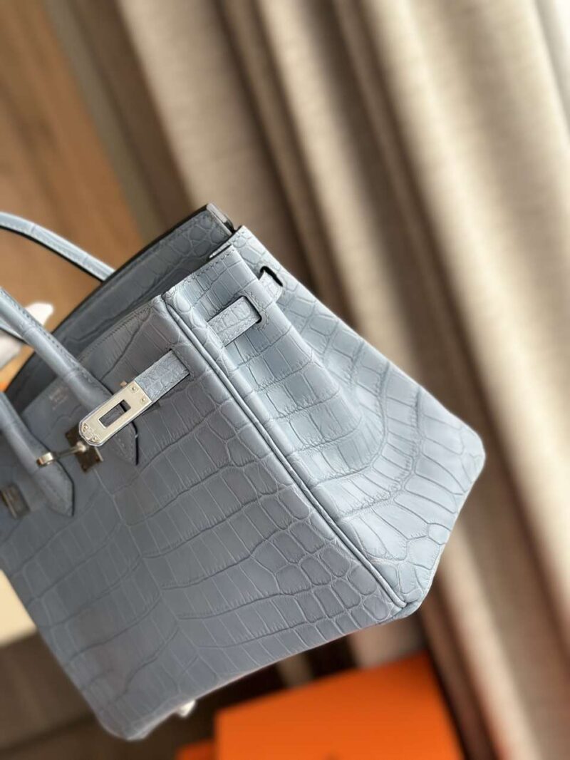 Hermes Birkin Like Auth Hand Sewing Imported Leather Handbags 25cm