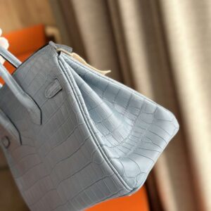 Hermes Birkin Like Auth Hand Sewing Imported Leather Handbags 25cm