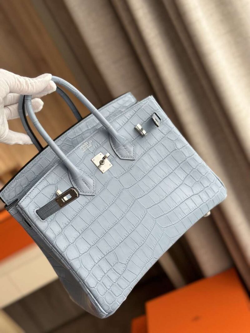 Hermes Birkin Like Auth Hand Sewing Imported Leather Handbags 25cm
