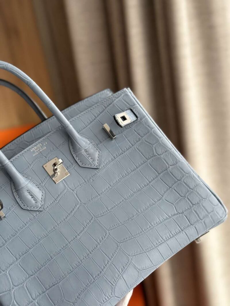 Hermes Birkin Like Auth Hand Sewing Imported Leather Handbags 25cm