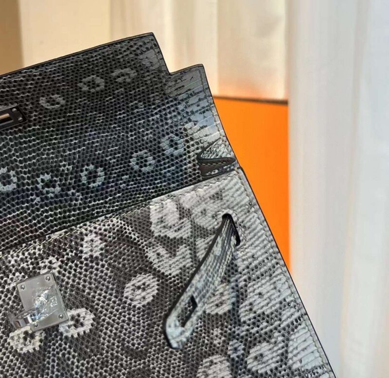 Hermes Kelly 25 Genuine Lizard Leather