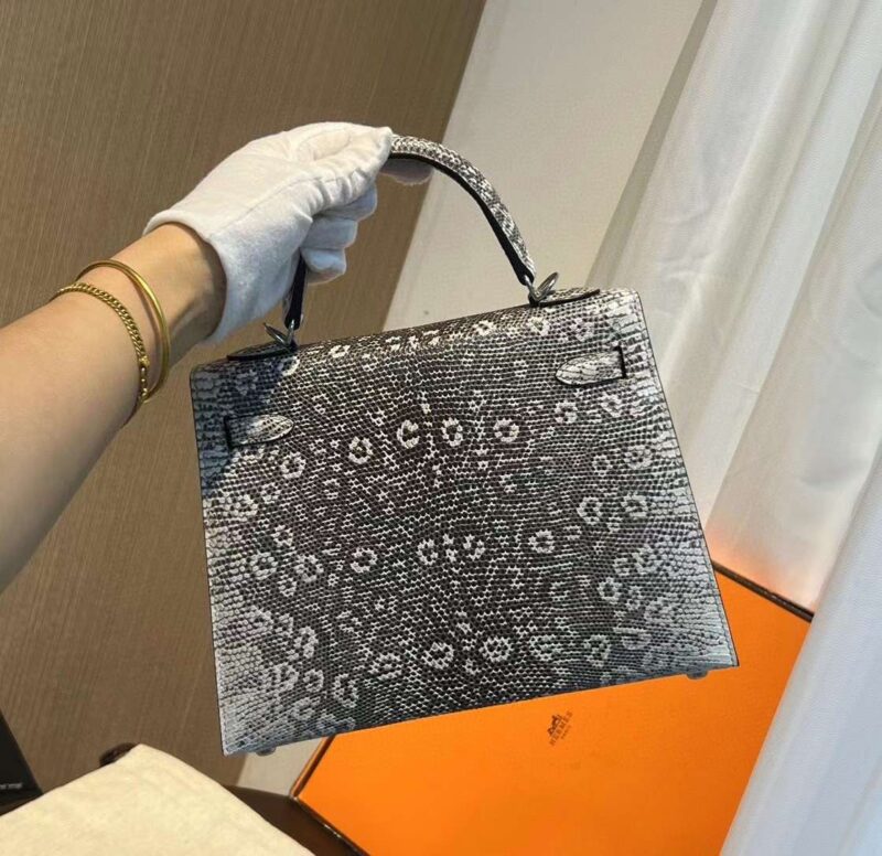 Hermes Kelly 25 Genuine Lizard Leather