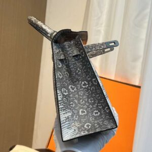Hermes Kelly 25 Genuine Lizard Leather