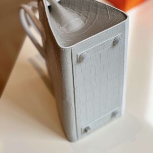 Hermès Birkin 20 Sellier Faubourg House White Snow Palladium Hardware