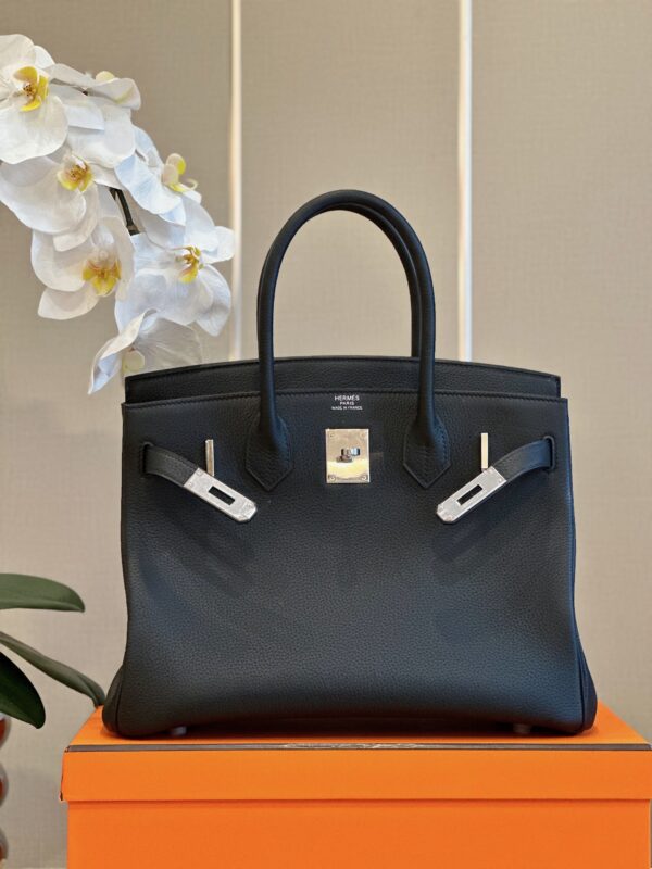 Hermes Birkin 30 Black Palladium Hardware